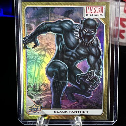 Black Panther [Yellow Rainbow] #82 Marvel 2023 Upper Deck Platinum