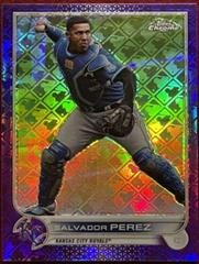 Salvador Perez [Purple] #2 Baseball Cards 2022 Topps Chrome Logofractor Prices