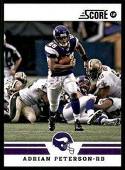 Adrian Peterson #133 Football Cards 2012 Panini Score Prices