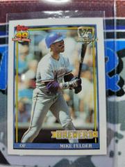 Mike Felder #44 Baseball Cards 1991 Topps Desert Shield Prices
