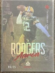Aaron Rodgers [Red] #36 Football Cards 2021 Panini Luminance Prices
