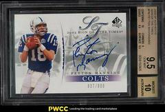 Peyton Manning #PM Football Cards 2003 SP Authentic Sign of the Times Prices