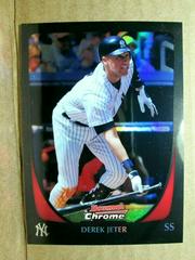 Derek Jeter [Refractor] #129 Baseball Cards 2011 Bowman Chrome Prices