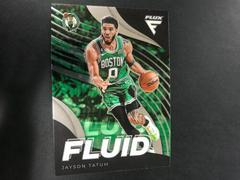 Jayson Tatum #4 Basketball Cards 2022 Panini Flux Fluid Prices