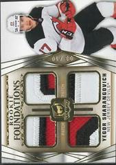 Yegor Sharangovich [Autograph] Hockey Cards 2020 Upper Deck The Cup Foundations Quad Jersey Prices