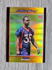 Selvin Young [Gold Refractor] Football Cards 2007 Bowman Chrome Prices