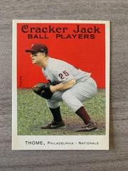 Jim Thome [Mini Blue Fielding] #25 Baseball Cards 2004 Topps Cracker Jack Prices