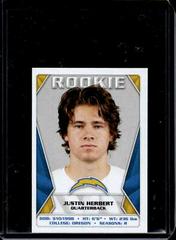 Justin Herbert #282 Football Cards 2020 Panini NFL Stickers Prices
