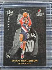 Scoot Henderson #141 Basketball Cards 2023 Panini Court Kings Prices
