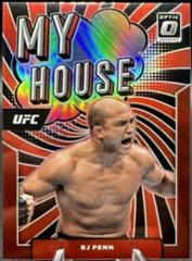 BJ Penn [Red] Ufc Cards 2022 Panini Donruss Optic UFC My House Prices