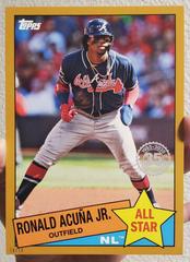 Ronald Acuna Jr. [Gold] #85-12 Baseball Cards 2020 Topps 1985 35th Anniversary Prices