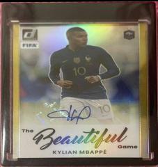 Kylian Mbappe [Gold] #BA-KM Soccer Cards 2022 Panini Donruss Beautiful Game Autographs Prices