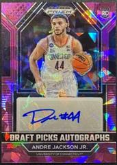 Andre Jackson Jr. [Purple Ice] #DPA-AJJ Basketball Cards 2023 Panini Prizm Draft Picks Autographs Prices