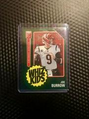 Joe Burrow [Green] #WK-4 Football Cards 2022 Panini Donruss Elite Whiz Kids Prices