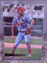 Adam Wainwright [Black Foil] #234 Baseball Cards 2021 Stadium Club Prices