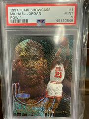Michael Jordan [Row 0] #1 Basketball Cards 1997 Flair Showcase Prices