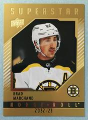 Brad Marchand [Gold] #HR-19 Hockey Cards 2022 Upper Deck Honor Roll Prices