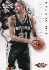 Tim Duncan #104 Basketball Cards 2012 Panini Contenders Prices