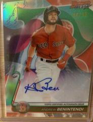 Andrew Benintendi [Green Refractor] #AB Baseball Cards 2020 Bowman's Best of 2020 Autographs Prices