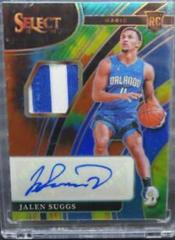 Jalen Suggs [Tie Dye Prizm] Basketball Cards 2021 Panini Select Rookie Jersey Autographs Prices