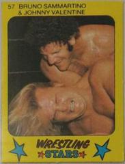 Bruno Sammartino,Johnny Valentine Wrestling Cards 1986 Monty Gum Wrestling Stars Prices