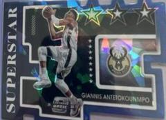 Giannis Antetokounmpo [Blue Ice] Basketball Cards 2021 Panini Contenders Optic Superstars Prices