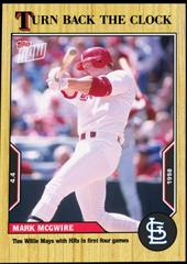 Mark McGwire #5 Baseball Cards 2022 Topps Now Turn Back the Clock Prices