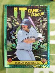 Jasson Dominguez [Green Refractor Mega Box Mojo] #ICFL-8 Baseball Cards 2022 Bowman Chrome It Came To The League Prices