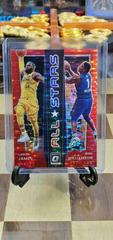 LeBron James, Zion Williamson [Red Pulsar] #1 Basketball Cards 2021 Panini Donruss Optic All Stars Prices