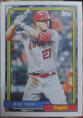 Mike Trout Baseball Cards 2021 Topps Update 1992 Redux Prices