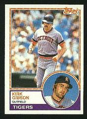 Kirk Gibson #430 Baseball Cards 1983 Topps Prices