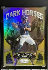 Justin Fields [Gold] #DH-4 Football Cards 2022 Panini Certified Dark Horses Prices