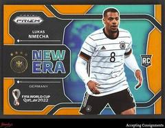 Lukas Nmecha [Orange] #3 Soccer Cards 2022 Panini Prizm World Cup New Era Prices