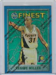 Reggie Miller [Refractor w Coating] Basketball Cards 1995 Finest Prices
