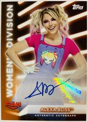 Alexa Bliss [Orange] #A-AB Wrestling Cards 2021 Topps WWE Women's Division Autographs Prices