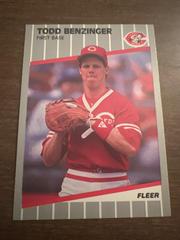 Todd Benzinger #U-83 Baseball Cards 1989 Fleer Update Prices