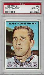 Barry Latman #28 Baseball Cards 1967 Topps Prices