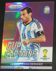 Javier Mascherano [Purple Prizm] #16 Soccer Cards 2014 Panini Prizm World Cup Captains Prices
