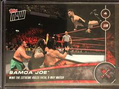 Samoa Joe #105 Wrestling Cards 2017 Topps Now WWE Prices