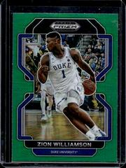 Zion Williamson [Green] Basketball Cards 2022 Panini Prizm Draft Picks Prices