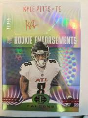 Kyle Pitts [Red] #RE-11 Football Cards 2021 Panini Illusions Rookie Endorsements Autographs Prices