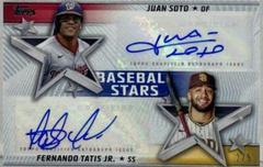 Ronald Acuna Jr. , Fernando Tatis Jr. Baseball Cards 2022 Topps Baseball Stars Dual Autographs Prices