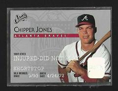 Chipper Jones Baseball Cards 1995 Studio Prices