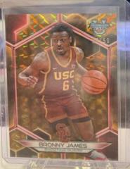 Bronny James [Geometric Gold Refractor] #92 Basketball Cards 2023 Bowman Best University Prices