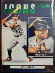 Jose Altuve [Retail Green] #I-8 Baseball Cards 2022 Panini Absolute Icons Prices