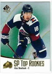 Alex Newhook [Green] Hockey Cards 2021 SP Authentic Top Rookies Prices