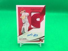 Alec Bohm [Patch Autograph Red] Baseball Cards 2021 Panini Immaculate Collection Prices