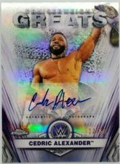 Cedric Alexander Wrestling Cards 2021 Topps Chrome WWE Cruiserweight Greats Autographs Prices