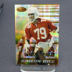 Simeon Rice [Atomic Refractor] #151 Football Cards 1996 Bowman's Best Prices