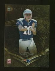 Jimmy Garoppolo [Gold Refractor] #38 Football Cards 2014 Bowman Sterling Prices